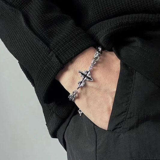 Flame cross Bracelet